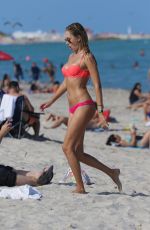 LAUREN STONER in Bikini at a Beach in Miami 1503