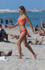 LAUREN STONER in Bikini at a Beach in Miami 1503