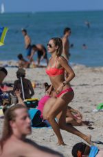 LAUREN STONER in Bikini at a Beach in Miami 1503