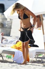 LAUREN STONER in Bikini at a Beach in Miami 2203