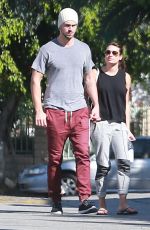 LEA MICHELE and Matthew Paetz Out in Los Angeles