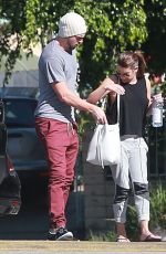 LEA MICHELE and Matthew Paetz Out in Los Angeles