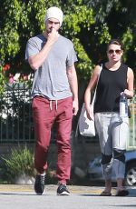 LEA MICHELE and Matthew Paetz Out in Los Angeles