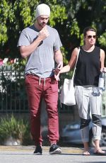 LEA MICHELE and Matthew Paetz Out in Los Angeles