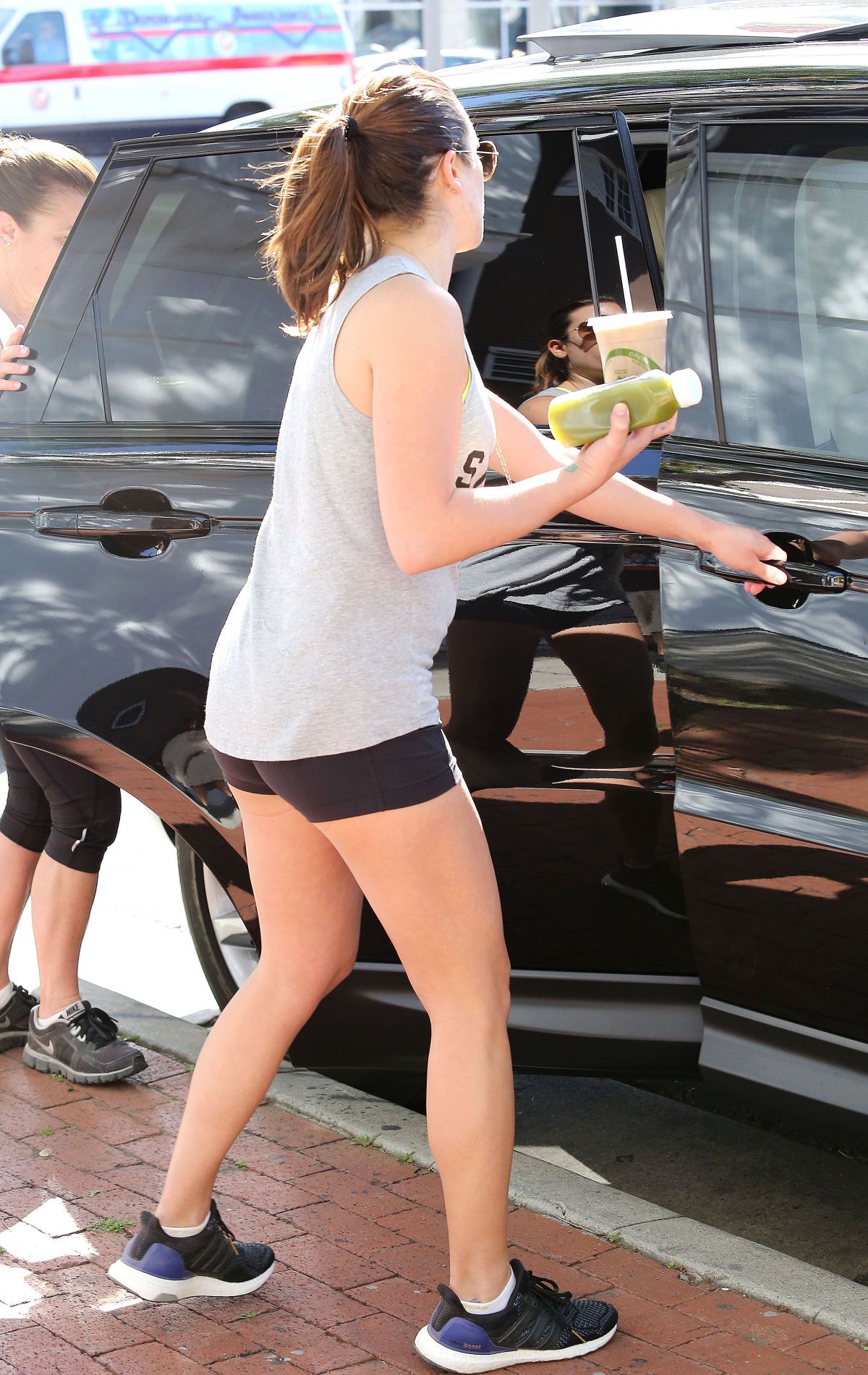 LEA MICHELE in Shorts Out and About in Los Angeles 0703 LEA MICHELE in Shorts Out and About in Los Angeles 0703