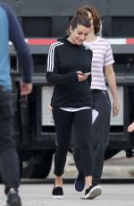LEA MICHELE on the Set of Scream Queens in New Orleans 2403
