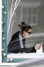 LEA MICHELE Out for Walk and Lunch in New Orleans