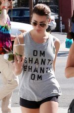 LEA MICHELE Out Hiking in Los Angeles 0703