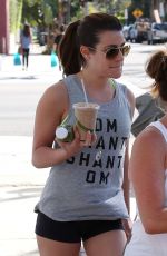 LEA MICHELE Out Hiking in Los Angeles 0703