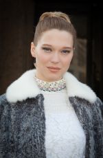 LEA SEYDOUX at Miu Miu Fashion Show in Paris