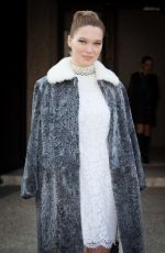 LEA SEYDOUX at Miu Miu Fashion Show in Paris