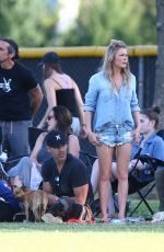 LEANN RIMES in Daisy Duke Out and About in Los Angeles