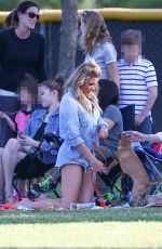 LEANN RIMES in Daisy Duke Out and About in Los Angeles