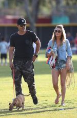 LEANN RIMES in Daisy Duke Out and About in Los Angeles