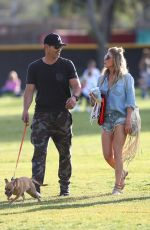 LEANN RIMES in Daisy Duke Out and About in Los Angeles