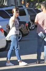 LILY COLLIN Out for a Lunch in Los Angeles 1303