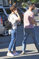 LILY COLLIN Out for a Lunch in Los Angeles 1303