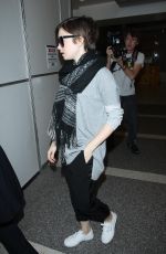 LILY COLLINS at LAX Airport in Los Angeles 0703