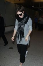 LILY COLLINS at LAX Airport in Los Angeles 0703