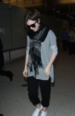 LILY COLLINS at LAX Airport in Los Angeles 0703