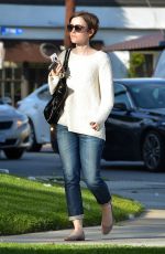 LILY COLLINS in Jeans Out and About in West Hollywood 0203