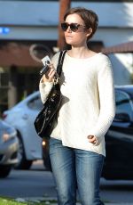 LILY COLLINS in Jeans Out and About in West Hollywood 0203