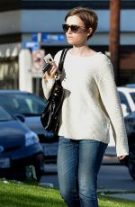 LILY COLLINS in Jeans Out and About in West Hollywood 0203