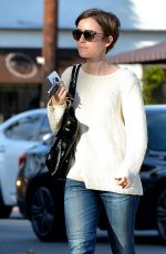 LILY COLLINS in Jeans Out and About in West Hollywood 0203