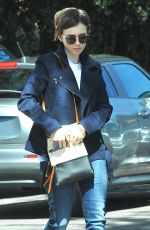 LILY COLLINS in Jeans Out Shopping in West Hollywood 2403
