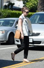 LILY COLLINS Out and About in Beverly Hills 0903