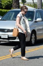 LILY COLLINS Out and About in Beverly Hills 0903