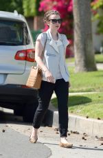 LILY COLLINS Out and About in Beverly Hills 0903