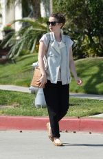 LILY COLLINS Out and About in Beverly Hills 0903