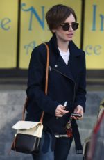 LILY COLLINS Out and About in Beverly Hills 2403