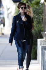 LILY COLLINS Out and About in Beverly Hills 2403