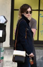 LILY COLLINS Out and About in Beverly Hills 2403