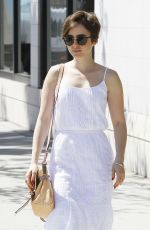 LILY COLLINS Out and About in Beverly Hills 2503
