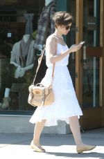 LILY COLLINS Out and About in Beverly Hills 2503