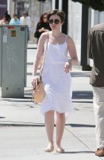 LILY COLLINS Out and About in Beverly Hills 2503