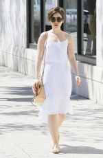 LILY COLLINS Out and About in Beverly Hills 2503