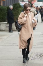 LILY COLLINS Out and About in New York