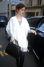 LILY COLLINS Out and About in Paris 0503