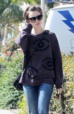 LILY COLLINS Out and About in West Hollywood 1903