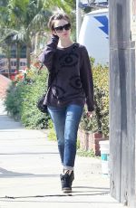 LILY COLLINS Out and About in West Hollywood 1903