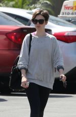 LILY COLLINS Out and About in West Hollywood 2003