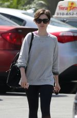 LILY COLLINS Out and About in West Hollywood 2003