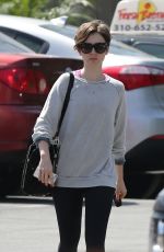 LILY COLLINS Out and About in West Hollywood 2003