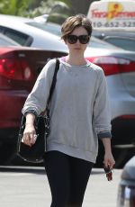 LILY COLLINS Out and About in West Hollywood 2003