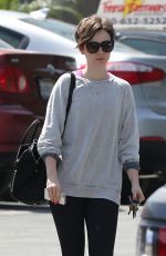 LILY COLLINS Out and About in West Hollywood 2003