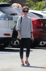 LILY COLLINS Out and About in West Hollywood 2003